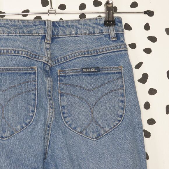 Rolla's Brad Blue Light Wash Original High Rise Straight Leg Jeans - Picture 7 of 12